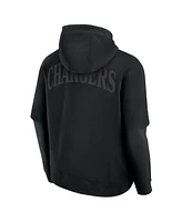 Fanatics Men's and Women's Black Los Angeles Chargers Elements Pullover Hoodie