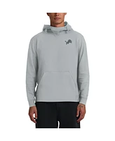 Fanatics Men's and Women's Gray Detroit Lions Front Office Tonal Tri-blend Pullover Hoodie