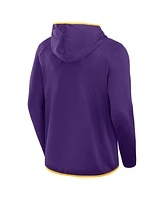 Fanatics Men's Purple Minnesota Vikings Transitional Defender Hoodie Long Sleeve T-shirt