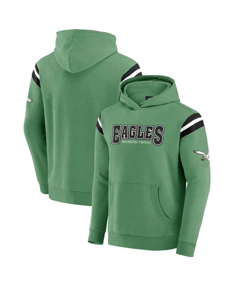 Fanatics Men's Kelly Green Philadelphia Eagles Nfl Football Pullover Hoodie