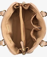 Giani Bernini Croc Dome Medium Satchel, Created for Macy's