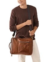 Fossil Men's Buckner Leather Convertible Backpack