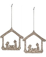 Primitives by Kathy Nativity Ornament Set