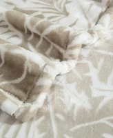 Tommy Bahama Home Costa Blanca Ultra Soft Plush Fleece Blanket
