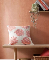 Tommy Bahama Home Coral Island Slub Decorative Pillow, 20" X 20"