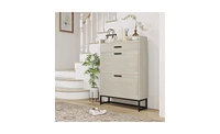 Slickblue Shoe Storage Cabinet - Practical and Stylish Organizer for Footwear in Any Entryway or Closet