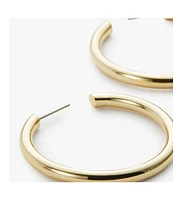 Ana Luisa Hoop Earrings - Tia Medium Gold