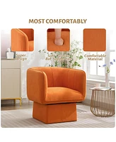 gaomon Swivel Accent Chair, Mid-Century 360° Round Armchair for Bedroom, Living Room, Office & Waiting Room