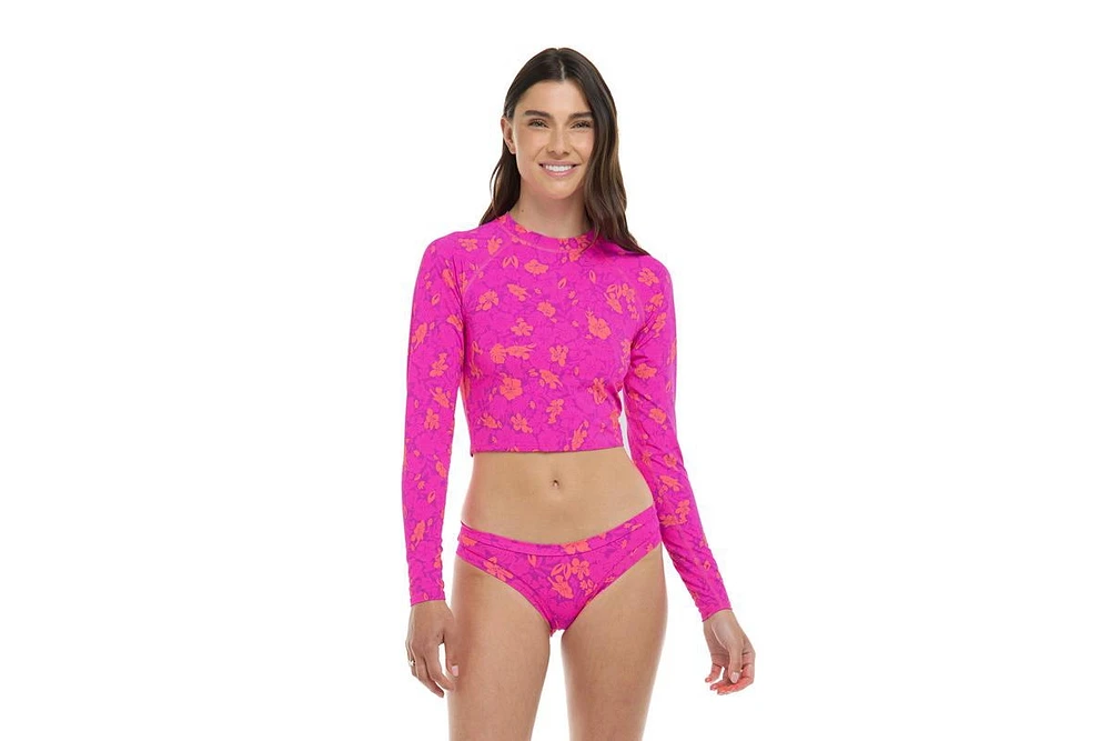 Body Glove Women's Puako Let It Be Crop Rashguard