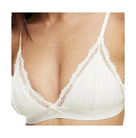 Cotton On Women's Everyday Lace Triangle Padded Bralette