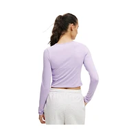 Cotton On Women's Ultra Soft Fitted Long Sleeve Top