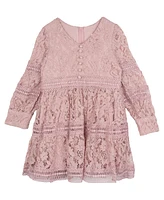 Rare Editions Little Girls Lace Dress