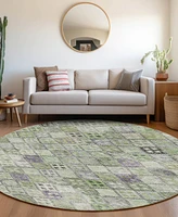 Addison Chantille Machine Washable ACN1081 8'x8' Round Area Rug