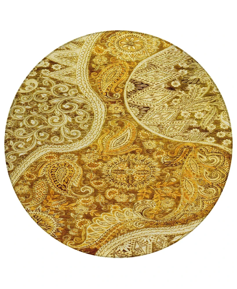 Addison Chantille Machine Washable ACN1078 8'x8' Round Area Rug