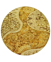 Addison Chantille Machine Washable ACN1078 8'x8' Round Area Rug