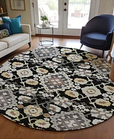 Addison Chantille Machine Washable ACN1002 8'x8' Round Area Rug