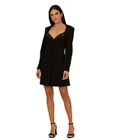 Adrianna by Papell Women's Knit Crepe Blazer Dress