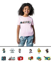 Rabble Clothing Unisex Customizable Tshirt Bundle with Heroic All-Stars Dabblz