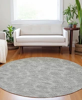 Addison Chantille Machine Washable ACN1058 8'x8' Round Area Rug
