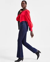 I.n.c. International Concepts Women's High-Rise Flare Jeans, Exclusively at Macy's