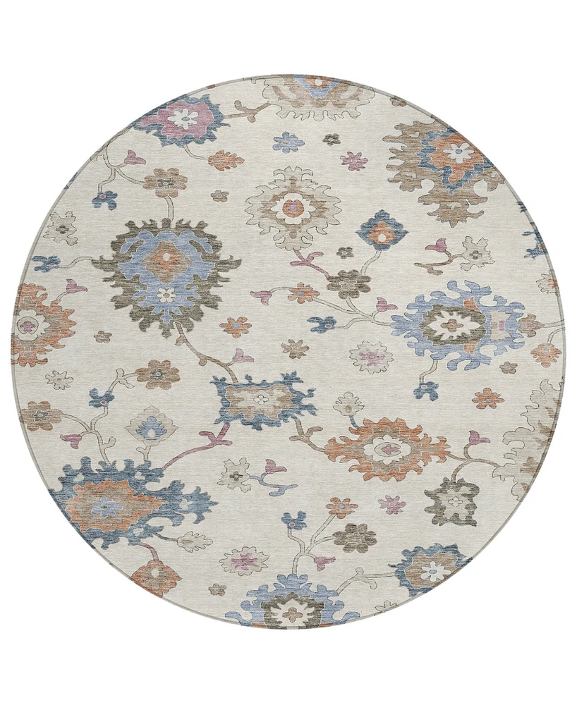 Addison Chantille Machine Washable ACN1218 8'x8' Round Area Rug