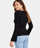 I.n.c. International Concepts Women's Sweetheart-Neck Sweater, Exclusively at Macy's