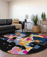 Addison Chantille Mahine Washable ACN1028 8'x8' Round Area Rug