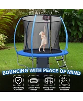 10FT Trampoline with Enclosure