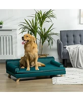 PawHut Soft Foam Large Dog Couch for a Fancy Dog Bed, Dog Sofa Bed,