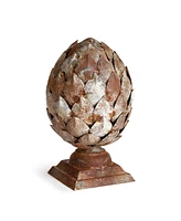 Napa Home & Garden Weathered Metal Artichoke Finial Small