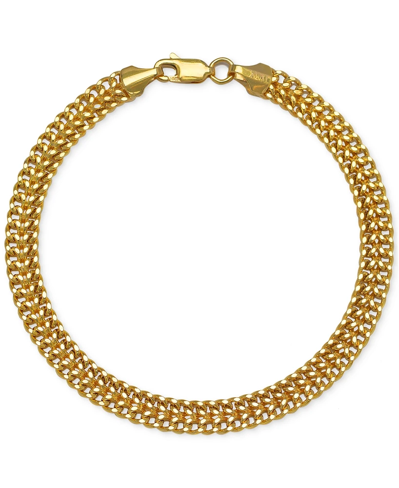 10k Gold Bracelet, Mesh Link Bracelet