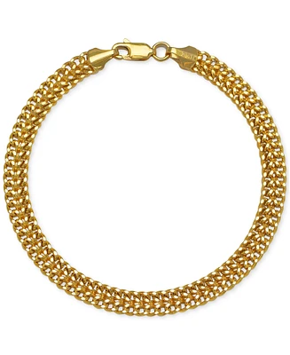 10k Gold Bracelet, Mesh Link Bracelet