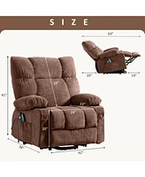 Boyel Living Power Lift Recliner Chair Recliners for Elderly with Heat and Massage