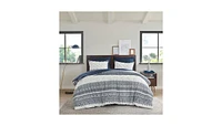 3 Piece Cotton Duvet Cover Set with Chenille Tufting
