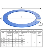 Gymax 15FT Trampoline Replacement Safety Pad Universal Cover