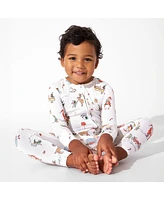 Bellabu Bear Baby Unisex Santa's Workshop Convertible Footie