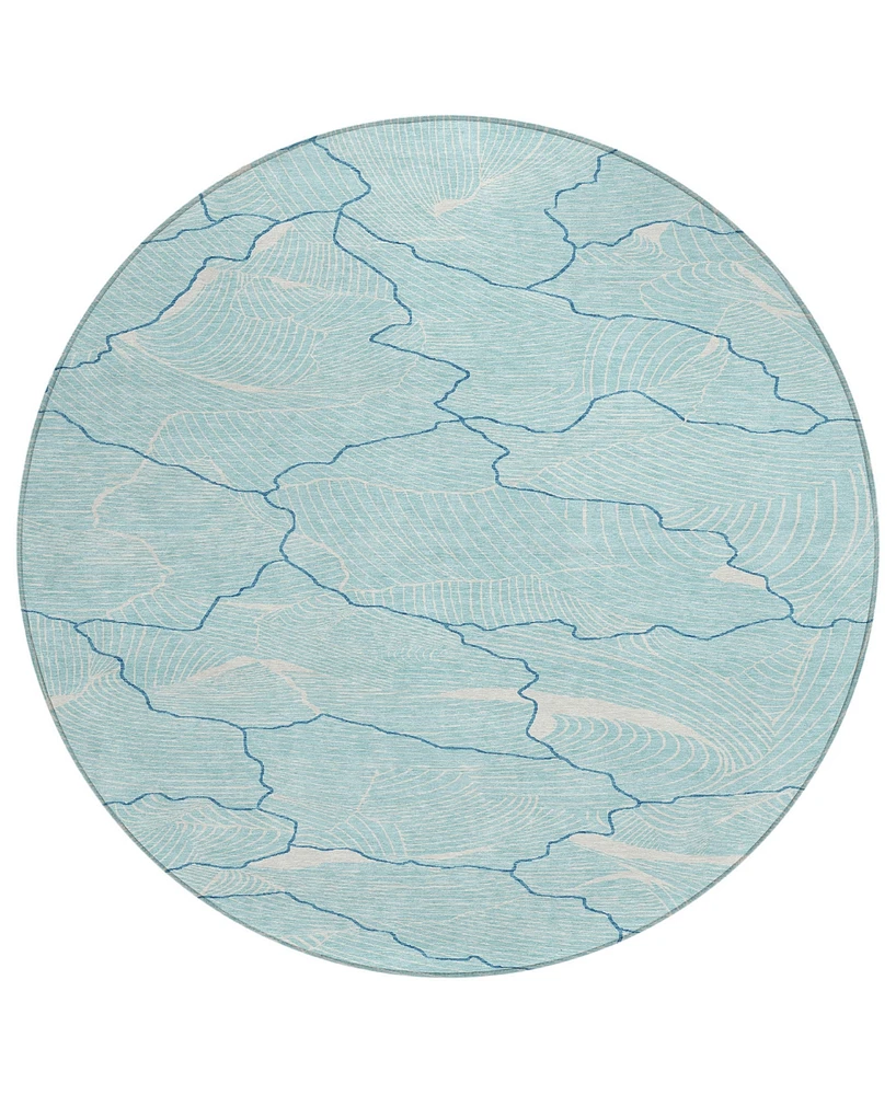 Addison Chantille Mahine Washable ACN1048 8'x8' Round Area Rug