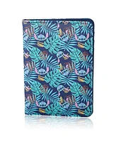 Disney Stitch Navy Hawaiian Print Passport Holder - Travel Organizer