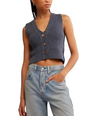 Free People Women's Ava Crochet Vest