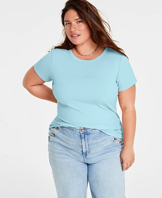 On 34th Women's Ribbed T-Shirt, Xxs-4X, Created for Macy's