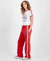 Love Tribe Juniors' Racing Side-Striped Track Pants