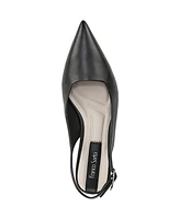 Franco Sarto Women's Marlow Pointed Toe Slingback Kitten Heel Pumps