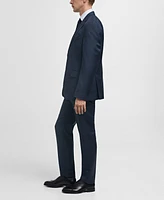 Mango Men's Virgin Wool Slim-Fit Suit Pants