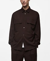 Mango Men's Slim-Fit Pockets Detail Shirt