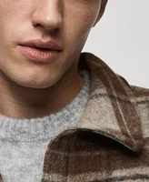 Mango Men's Flannel Overshirt