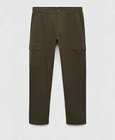 Mango Men's Straight-Fit Cargo Pants