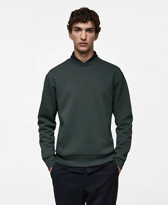 Mango Men's Wrinkle-Resistant Comfort Stretch Sweatshirt