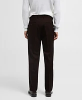 Mango Men's Slim-Fit Wool Suit Pants