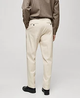 Mango Men's Cotton-Twill Trousers