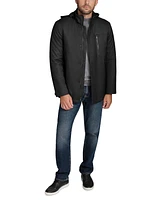 Marc New York Men's Penrith Water-Resistant Rubberized Hooded Jacket